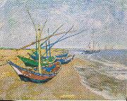 Vincent Van Gogh Saintes Maries Sweden oil painting artist